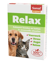 Sanal relax hond en kat 15 tabletten