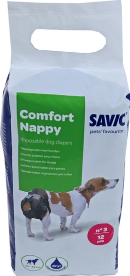 Savic comfort nappy maat 3 34-48 cm 12 pack - afbeelding 1