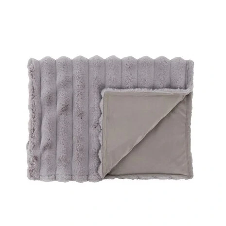 Scruffs Aspen deken grijs 110cm x 75cm - afbeelding 1