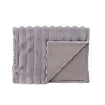 Scruffs Aspen deken grijs 110cm x 75cm - afbeelding 1