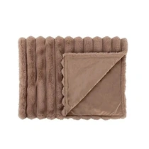 Scruffs Aspen deken taupe 110cm x 75cm - afbeelding 1
