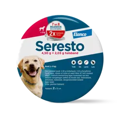 Seresto band hond vanaf 8 kg Vlooien- en Tekenband 2 stuks - afbeelding 6