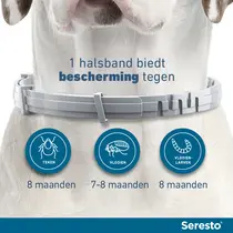 Seresto band hond vanaf 8kg Vlooien- en Tekenband - afbeelding 2