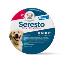 Seresto band hond vanaf 8kg Vlooien- en Tekenband