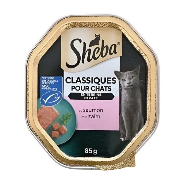 Sheba classic pate zalm 85 gr