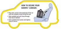 Sherpa original pet carrier de luxe medium - afbeelding 2