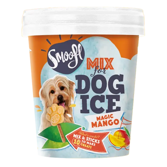 Smoofl ice cream mix for dogs mango hondenijsjes SALE! - afbeelding 1