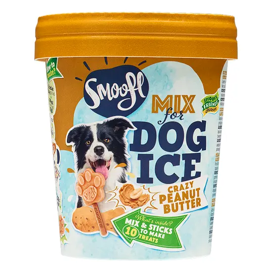 Smoofl ice cream mix for dogs pindakaas hondenijsjes SALE! - afbeelding 1