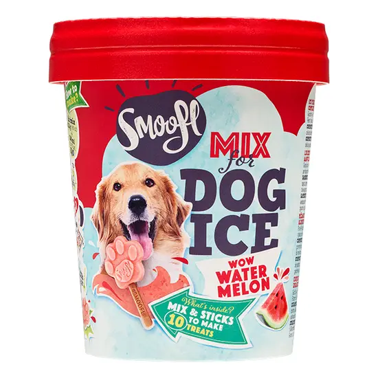 Smoofl ice cream mix for dogs watermeloen hondenijsjes SALE! - afbeelding 1