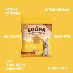 Soopa bites banaan & pindakaas 50 gram - afbeelding 2