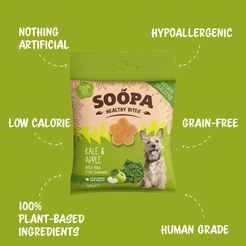 Soopa bites boerenkool & appel 50 gram - afbeelding 3
