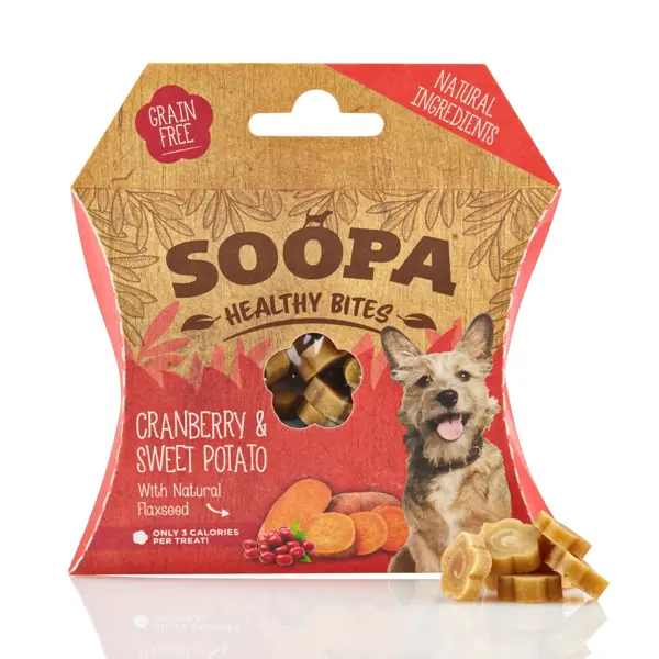 Soopa bites cranberry & zoete aardappel - afbeelding 1