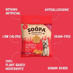 Soopa bites cranberry & zoete aardappel 50gr. - afbeelding 3