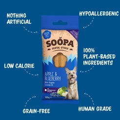 Soopa dental sticks appel & blauwe bes - afbeelding 2