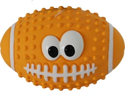 Sporty ball latex gezicht met piep 7,5cm - afbeelding 5