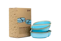 Surefeed voerbakje gedeeld 2 stuks blauw voor microchip- of afsluitbare voerbak - afbeelding 2