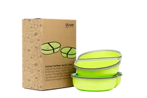 Surefeed voerbakje gedeeld 2 stuks groen voor microchip- of afsluitbare voerbak - afbeelding 2