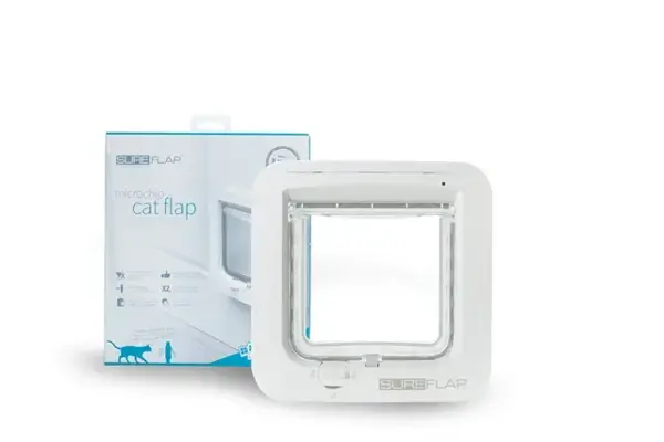 Sureflap microchip kattenluik wit