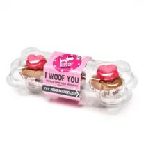 The barking bakery I woof you valentine mini iced trios - afbeelding 1