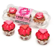 The barking bakery I woof you valentine mini iced trios - afbeelding 2