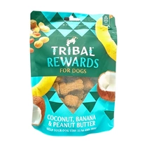 Tribal dog rewards kokos banaan pindakaas 125 gr - afbeelding 1