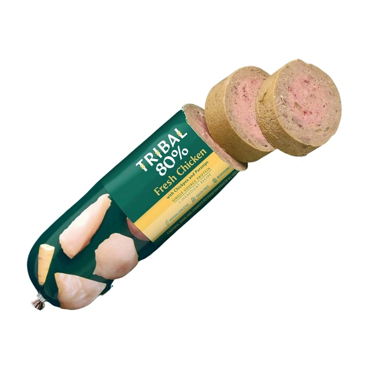 Tribal honden worst 80 kip 750 gr Van Noord's Dierenvoeders