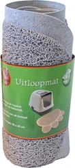 Uitloopmat voor kattenbakken poot licht grijs 60x45cm - afbeelding 1