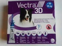 Vectra 3D hond 10 tot 25 kg 3 pipetten vlooien- en tekendruppels