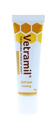 Vetramil tube wondzalf met honing 10 gram - afbeelding 2