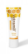 Vetramil tube wondzalf met honing 10 gram - afbeelding 2