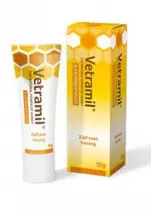 Vetramil tube wondzalf met honing 10 gram - afbeelding 3