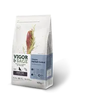 Vigor&Sage cat adult hairball control Oatgrass 300 gram + 100 gram gratis