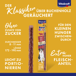 Vitakraft beefstick hond rund 12 gram - afbeelding 5
