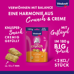 Vitakraft cat crispy crunch gevogelte big pack 180 gram - afbeelding 5