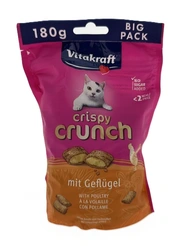 Vitakraft cat crispy crunch gevogelte big pack 180 gram