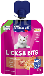 Vitakraft cat lick&bits garnaal&tomaat 60gr. - afbeelding 1