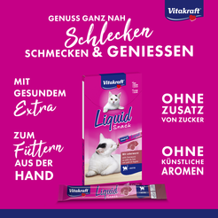 Vitakraft cat-liquid snack leverworst 6x15 gram - afbeelding 6