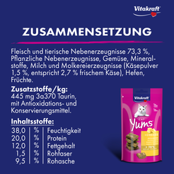 Vitakraft cat yums kaas 40 gram - afbeelding 3