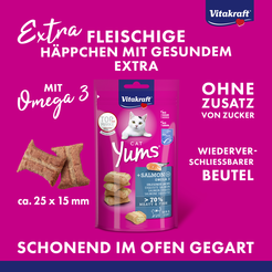 Vitakraft cat yums zalm 40 gram - afbeelding 5