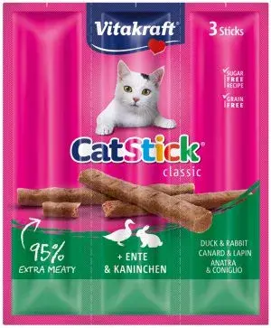 Vitakraft catstick mini eend&konijn