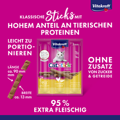 Vitakraft catstick mini gevogelte&lever - afbeelding 3