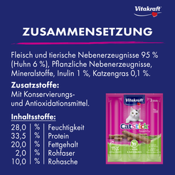 Vitakraft catstick mini kip&kattengras - afbeelding 3