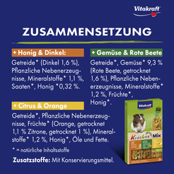 Vitakraft caviakracker trio mix 3in1 168 gram - afbeelding 4