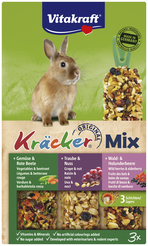 Vitakraft dwergkonijnkracker trio mix 3in1 168 gram - afbeelding 2