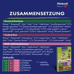 Vitakraft dwergkonijnkracker trio mix 3in1 168 gram - afbeelding 4