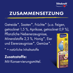 Vitakraft parkietenkracker fruit 2in1 - afbeelding 4
