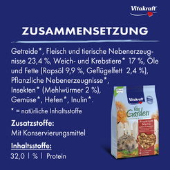 Vitakraft premium menu voor egels menu 600 gram - afbeelding 4