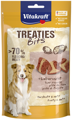 Vitakraft treaties bits leverworst 120 gram Hondensnack