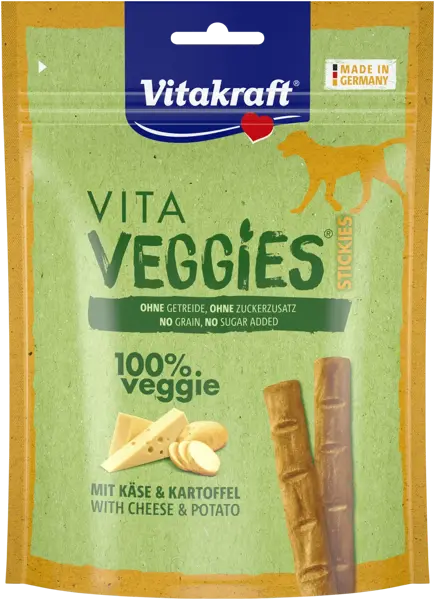 Vitakraft Vita veggies dog stickies kaas & aardappel 80 gram