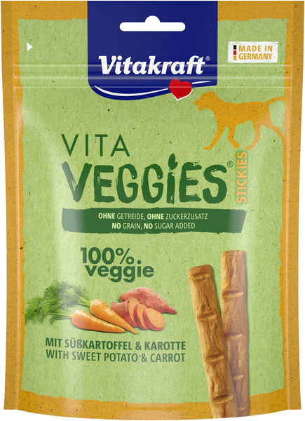 Vitakraft Vita veggies dog stickies kaas & aardappel 80 gram - afbeelding 1